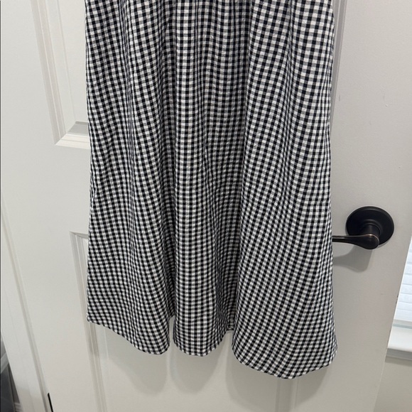 NWT! XS Petite LOFT Gingham, Seersucker Midi Dress - Picture 5 of 13